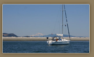 Scenic view from the harbour at Beacon Landing Restaurant